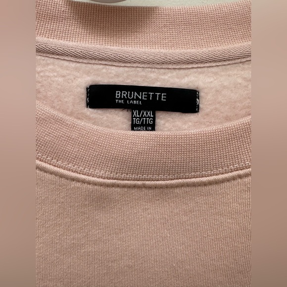 ✨ NWT Brunette The Label Blonde Crew Peach Crush XL/XXL - Picture 12 of 15